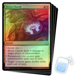 FOIL BOROS CHARM (STARTER COLLECTION) X4 Foundations FDN Magic MTG MINT CARD - Image 1