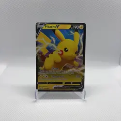 Pikachu V SWSH061 SWSH: Sword & Shield Promo Cards Holo Pokemon TCG NM - Image 1