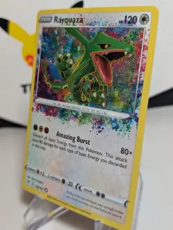 Rayquaza 138/185 SWSH04: Vivid Voltage Amazing Rare Pokemon Card - Pack Fresh! - Image 3