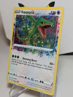 Rayquaza 138/185 SWSH04: Vivid Voltage Amazing Rare Pokemon Card - Pack Fresh! - Image 3