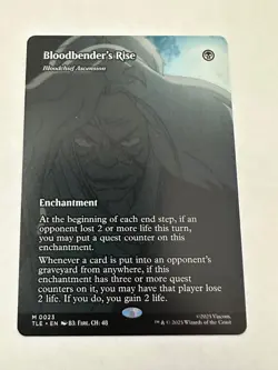 MTG Magic The Gathering Avatar Bloodbenders Rise Eternal-Legal Borderless Mythic - Image 1