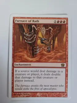 Magic The Gathering 8th Edition #187 Furnace of Wrath Rare MTG TCG CCG - Image 1
