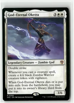 God-Eternal Oketra 66 Non-Foil NM MTG Commander: Aetherdrift Magic - Image 1