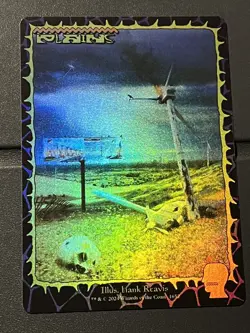 Mtg Secret Lair Brain Dead— Plains 1652 FOIL— NM - Image 1