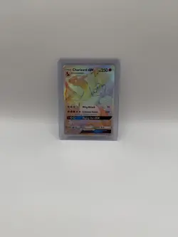 Pokemon TCG Rainbow Charizard Gx Burning Shadows 150/147 Rainbow Secret Rare NM - Image 1