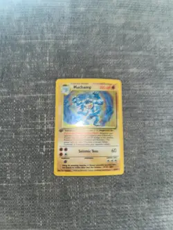 Pokemon TCG Machamp 100HP Base Set 8/102 1st Edition Holo Rare Best Fighter - Image 4