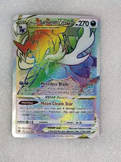 Hisuian Samurott VSTAR 197/189 NM/M Astral Radiance Rainbow Secret Rare Pokemon - Image 1
