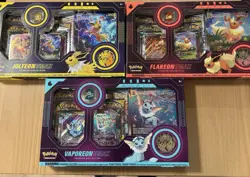 Pokemon Eeveelution VMAX v Premium Collection Vaporeon, Flareon, Jolteon Sealed - Image 1
