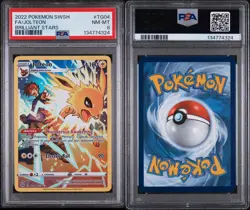 2022 POKEMON SWORD & SHIELD BRILLIANT STARS #TG04 FULL ART/JOLTEON PSA 8 - Image 3