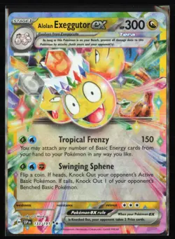 Alolan Exeggutor ex #133/191 SV08: Surging Sparks - Pokemon TCG - NM - Image 1