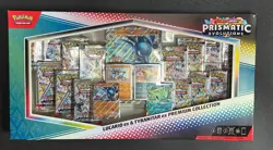 Prismatic Evolutions Pokemon Lucario Tyranitar EX Premium Collection Sams Box - Image 1