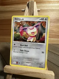 Pokemon Platinum Common Skitty #93/127 Near Mint or Better - Image 1