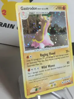 Pokemon TCG Gastrodon 9/132 Holo BLEED + SWIRL Secret Wonders 2007 - LP - Image 2