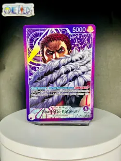 One Piece Card Game 🏴‍☠OP11-062 Charlotte Katakuri "Leader"NM Alt Art Foil ENG - Image 1