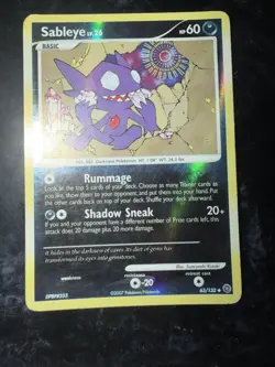 Sableye 63/132 Pokemon Secret Wonders card reverse Holo TCG - Image 1