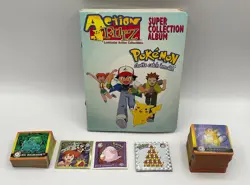 Pokemon Action Flipz Super Collection Album & Card Lot *See Desciption for List* - Image 1