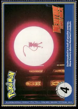 Poliwag 1998 PokeTrivia Burger King Promo Pokemon Card #60 (NM) - Image 2