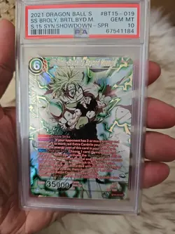 2021 DRAGON BALL SUPER CARD GAME SERIES 15 SAIYAN SHOWDOWN #BT15-019 SS... - Image 1