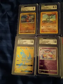 Pokemon TCG Slabs 10 Graded Cards - Image 1