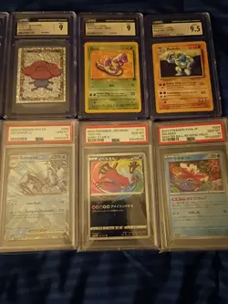 Pokemon TCG Slabs 10 Graded Cards - Image 2