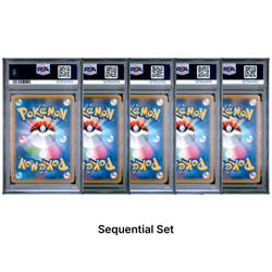 2021 Pokemon Japanese 25th Anniversary PSA 10 sequential SET - Charizard Pikachu - Image 2