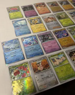 30 Pokemon TCG Holo/Reverse Holos/ Masterball Lot Prismatic Mega Evolutions. - Image 2