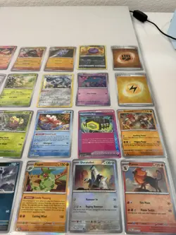 30 Pokemon TCG Holo/Reverse Holos/ Masterball Lot Prismatic Mega Evolutions. - Image 3