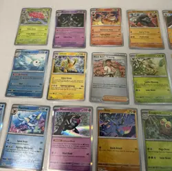 30 Pokemon TCG Holo/Reverse Holos/ Masterball Lot Prismatic Mega Evolutions. - Image 4