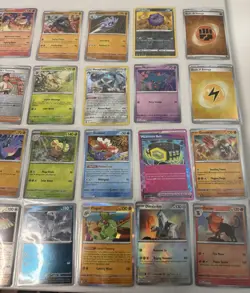 30 Pokemon TCG Holo/Reverse Holos/ Masterball Lot Prismatic Mega Evolutions. - Image 5