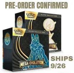 Pokemon TCG Mega Evolution Elite Trainer Box PRESALE 1 BOX - Image 1