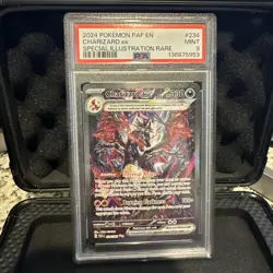 Pokemon TCG 2024 Charizard ex 234/091 SV: Paldean Fates Holo PSA 9 - Image 1