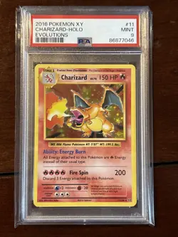 Pokemon XY Evolution Charizard 11/108 Holo Rare PSA 9 - Image 1