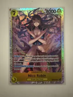 One Piece TCG Nico Robin ENGLISH EB03-055 HEROINES SR NM - Image 1