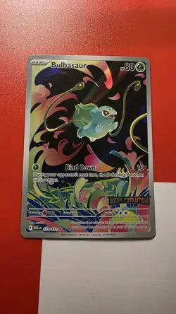 Pokemon TCG Bulbasaur Stamped 133/132, 2 Card Lot, Illustration Rare NM - Image 3