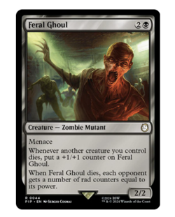 Feral Ghoul Fallout MTG - Image 1