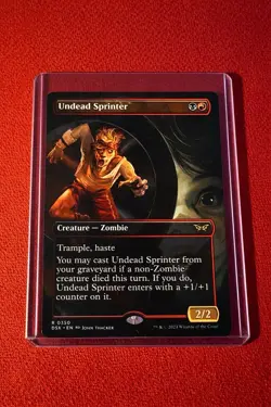 Undead Sprinter (Borderless) Duskmourn: House of Horror Regular - Image 1