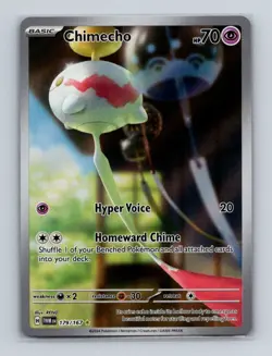 Chimecho 179 2024 Pokemon Twilight Masquerade Illustration Rare Card NM+ - Image 1