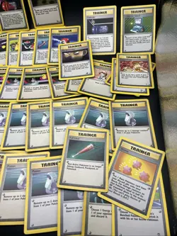 1995 45 Vintage Pokemon TRAINER Cards Lot 90s - Image 2