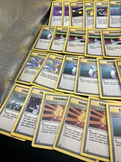 1995 45 Vintage Pokemon TRAINER Cards Lot 90s - Image 4