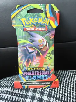 Pokemon TCG Mega Evolution Phantasmal Flames Booster Pack Lot - 6 Sleeved Packs - Image 1