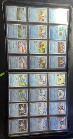 Pokemon Twilight Masquerade Complete Master Base Set - Black Vaultx Binder - Image 4