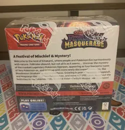 Pokemon TCG Scarlet & Violet Twilight Masquerade Booster Box Sealed - Image 2
