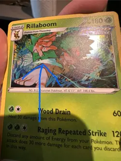 Rillaboom SWSH277 🌀Swirl🌀 Black Star Promo Holo NM Crown Zenith Pokemon TCG - Image 1