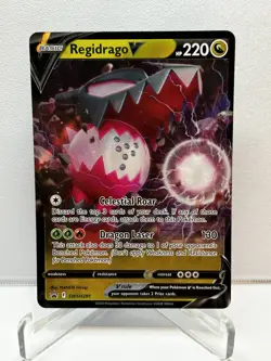 Regidrago V SWSH281 Pokemon Crown Zenith Black Star Promo NM - Image 1
