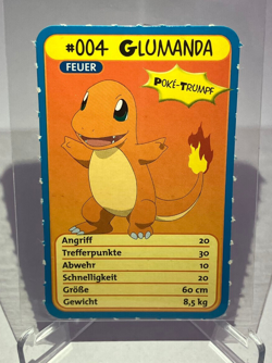 Charmander Glumanda #004 Base Set Topps Mausklick 1999 Pokemon Karten Sammlung - Image 1