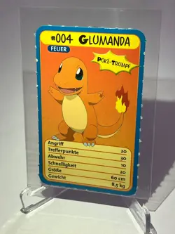 Charmander Glumanda #004 Base Set Topps Mausklick 1999 Pokemon Karten Sammlung - Image 3