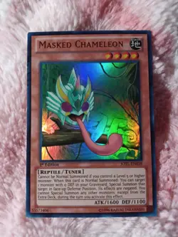 Yu-Gi-Oh! MASKED CHAMELEON Ultra Rare 1st Edition JOTL-EN038 Judgment - Image 1