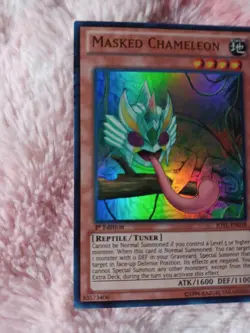 Yu-Gi-Oh! MASKED CHAMELEON Ultra Rare 1st Edition JOTL-EN038 Judgment - Image 2