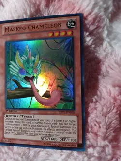 Yu-Gi-Oh! MASKED CHAMELEON Ultra Rare 1st Edition JOTL-EN038 Judgment - Image 3