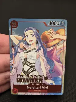 2023 One Piece Promo Pre-Release Winner ST01-009 Nefeltari Vivi - Image 1